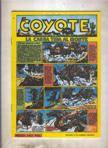 El Coyote facsimil numero 046: La cabra tira al monte