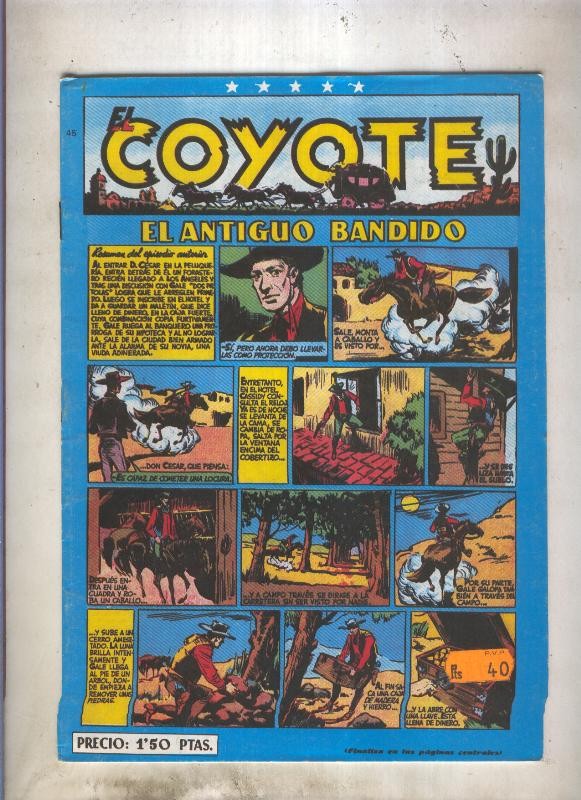 El Coyote facsimil numero 045: El antiguo bandido