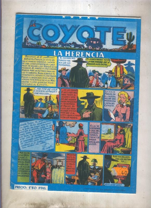 El Coyote facsimil numero 033: La herencia