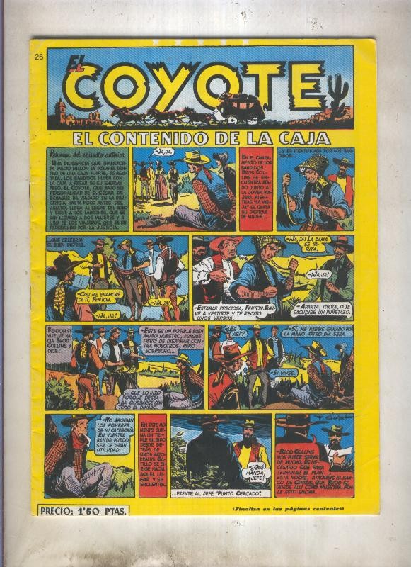 El Coyote facsimil numero 026: El contenido de la caja