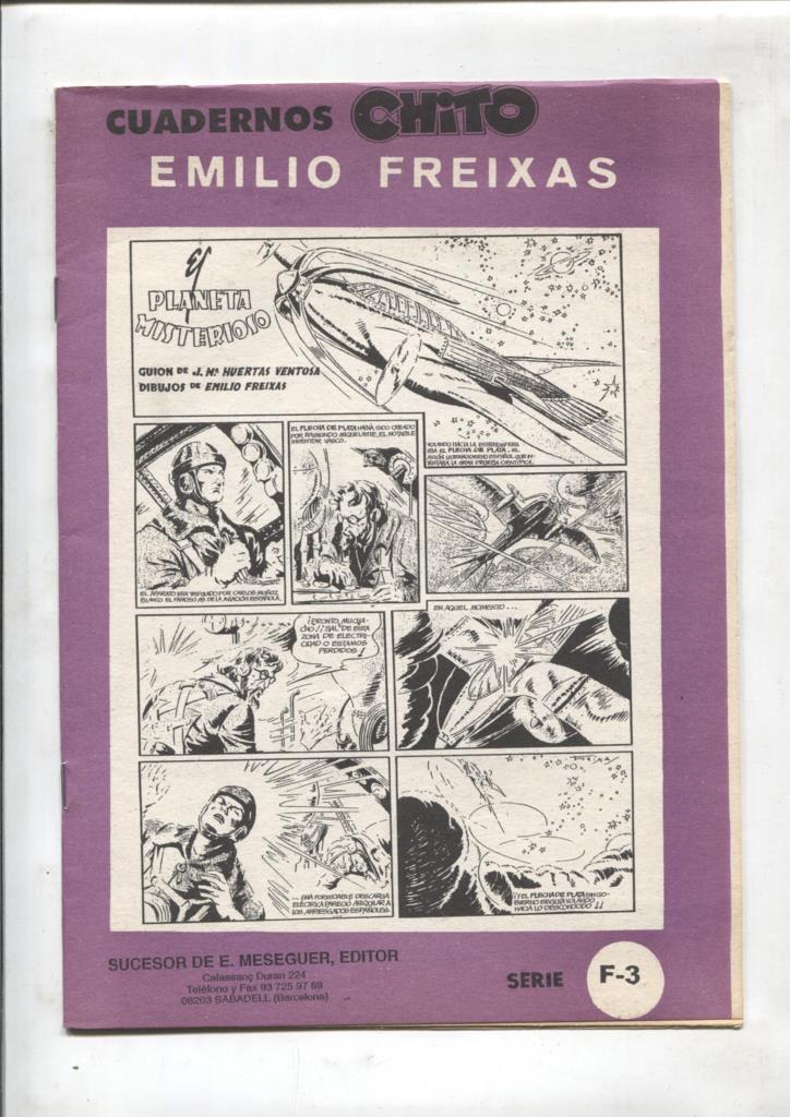 Cuadernos Chito: Emilio Freixas numero 3: El planeta misterioso