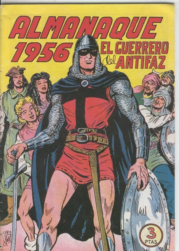 El Guerrero del Antifaz almanaque facsimil 1956