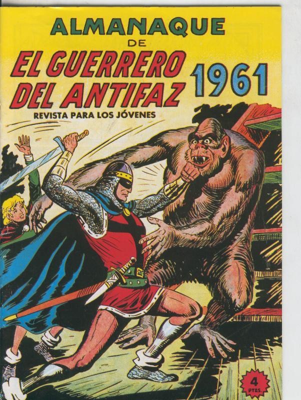 Facsimil: El Guerrero del Antifaz almanaque 1961: Fieras a bordo