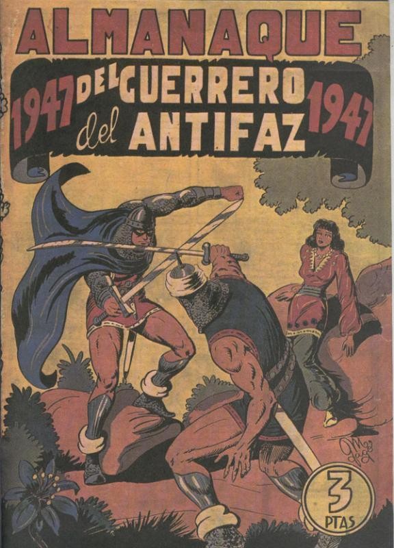 El Guerrero del Antifaz almanaque facsimil 1947