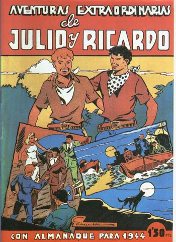 Julio y Ricardo almanaque facsimil 1944