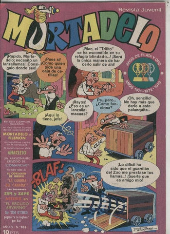 Mortadelo revista semanal numero 208