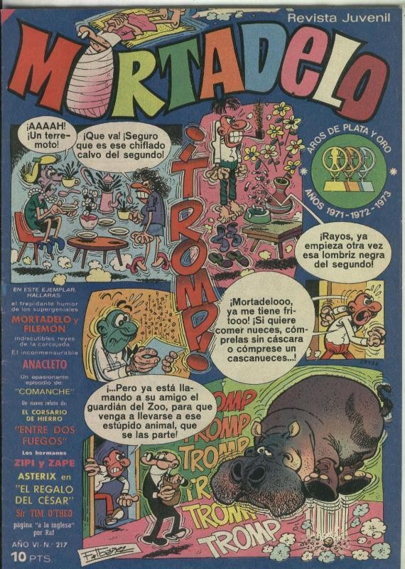 Mortadelo revista semanal numero 217