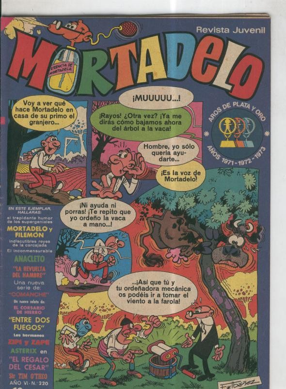 Mortadelo revista semanal numero 220