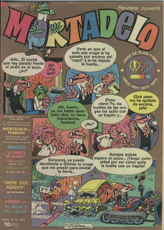 Mortadelo revista semanal numero 221