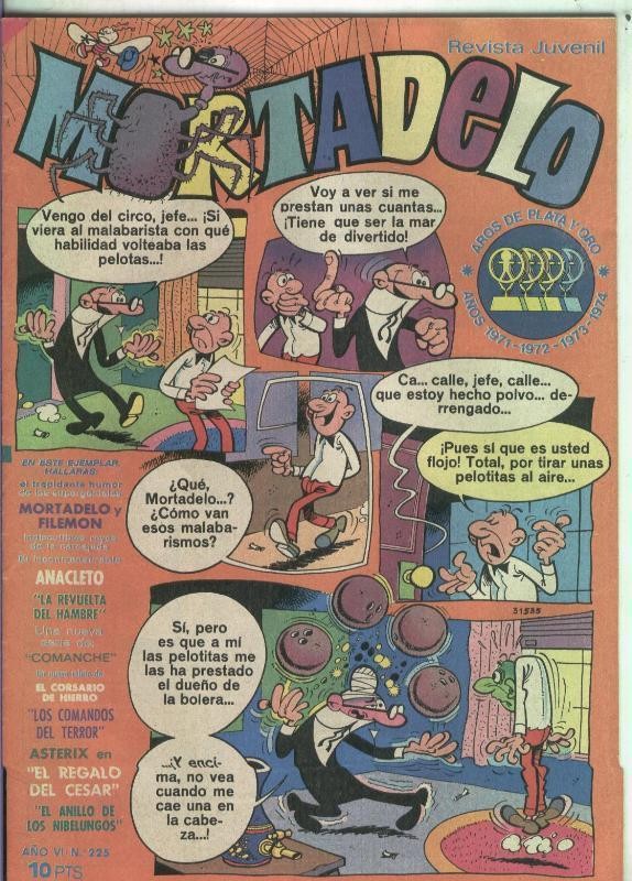 Mortadelo revista semanal numero 225