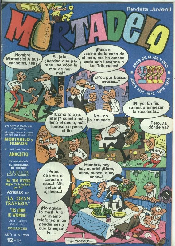 Mortadelo revista semanal numero 259
