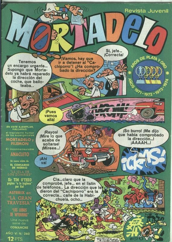 Mortadelo revista semanal numero 260