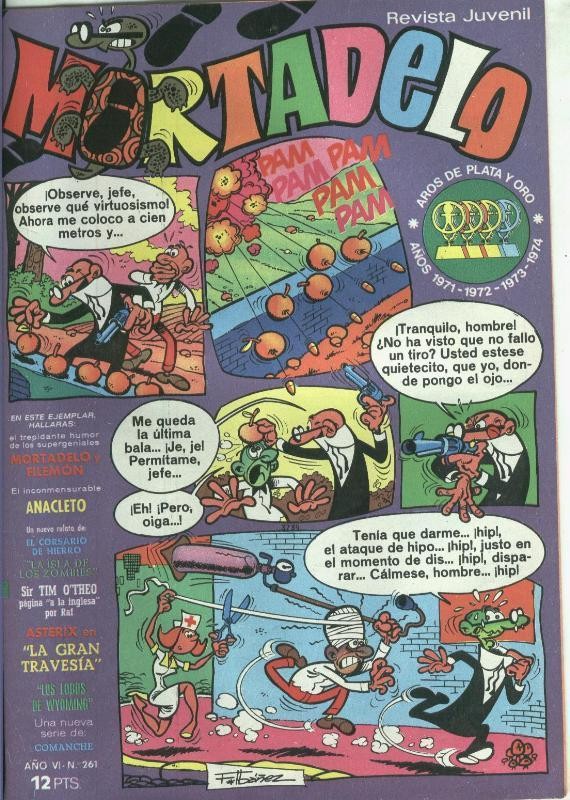 Mortadelo revista semanal numero 261
