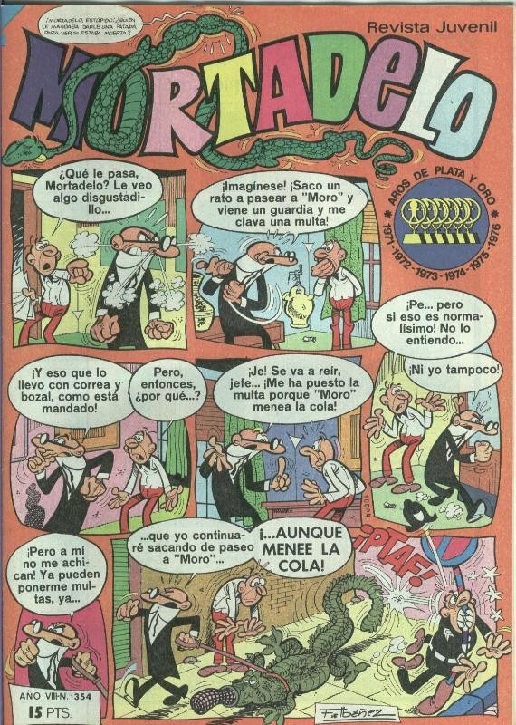 Mortadelo revista semanal numero 354