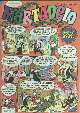 Mortadelo revista semanal numero 354