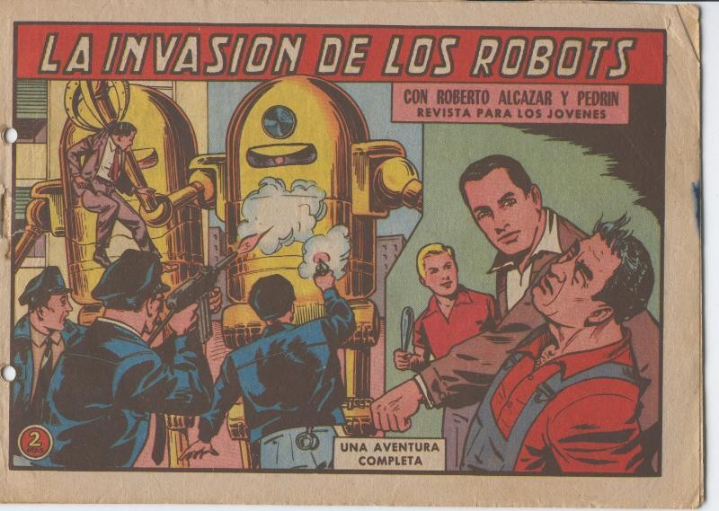 Roberto Alcazar y Pedrin original numero 0602: La invasion de los robots