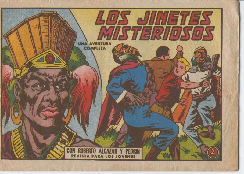 Roberto Alcazar y Pedrin original numero 0613: Los jinetes misteriosos
