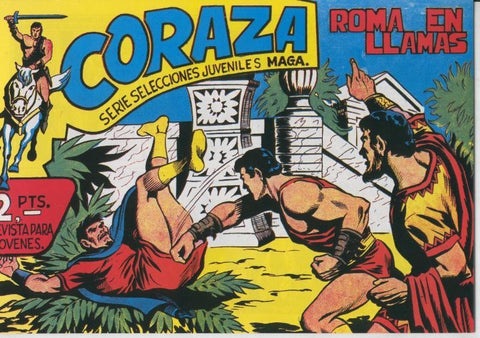 Coraza coleccion facsimil numero 26: Roma en llamas