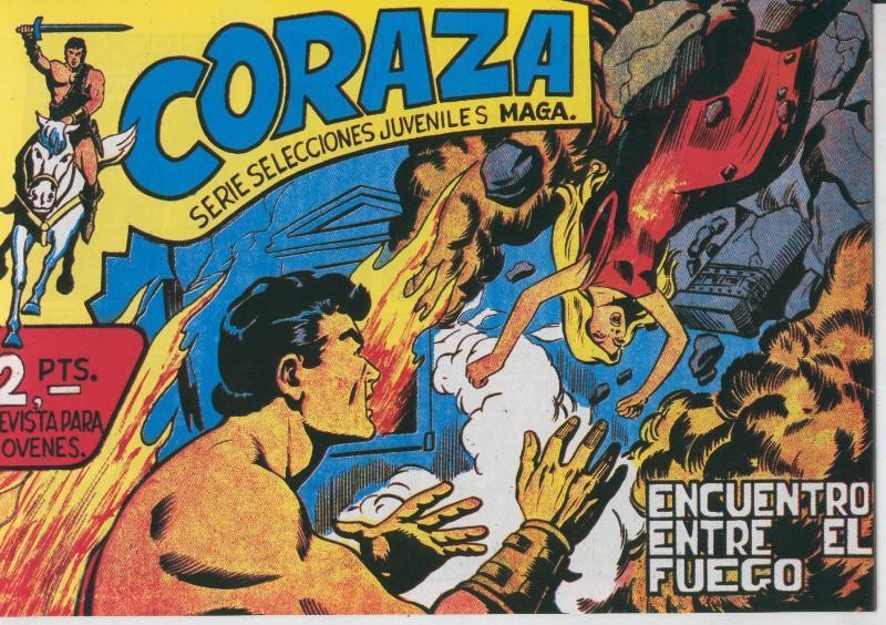 Coraza coleccion facsimil numero 27: Encuentro entre el fuego