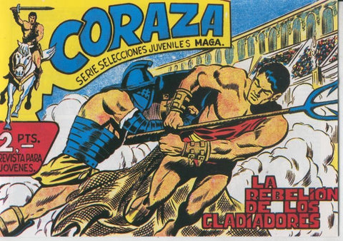 Coraza coleccion facsimil numero 32: La rebelion de los gladiadores