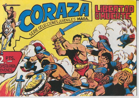 Coraza coleccion facsimil numero 33: Libertad o muerte