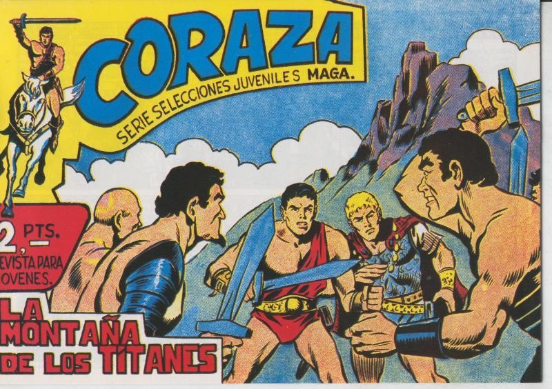 Coraza coleccion facsimil numero 34: La montaña de los titanes