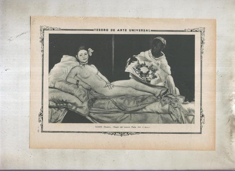 Lamina 149: Olimpia de Manet