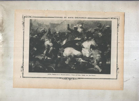 Lamina 164: La carga de los mamelucos de Goya