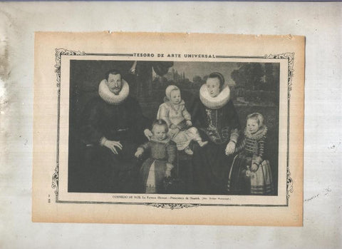 Lamina 179: La familia Hutten de Cornelio de Vos