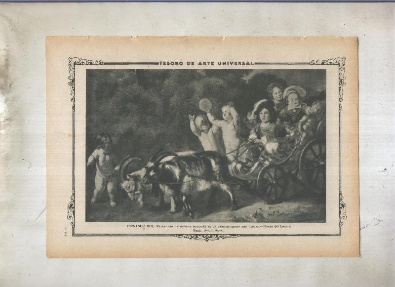 Lamina 181: Retrato de principe holandes en un carrtito de Fernando Bol
