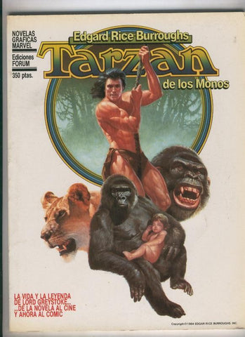 Novelas Graficas rustica numero 03: Tarzan de los monos