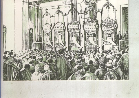 Postal 013577: Loteria primitiva , dibujo de Picolo, 1888