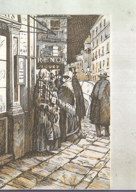 Postal 013581: Loteria primitiva , cuadro de Jose Luis Pellicer, 1876