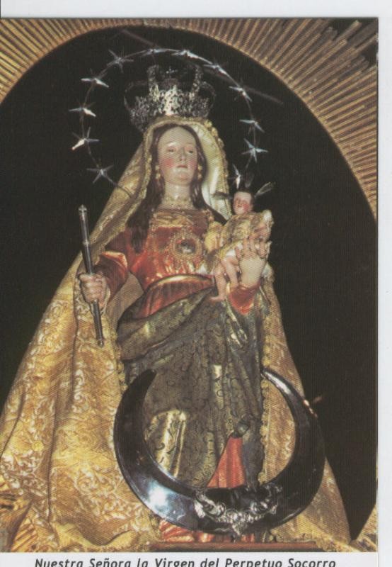 Postal 013607: Virgen Nuestra Señora la Virgen del Perpetuo Socorro