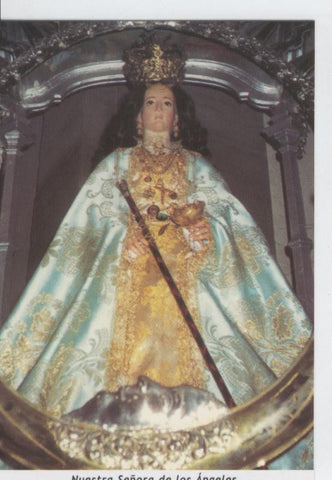 Postal 013608: Virgen Nuestra Señora de los Angeles