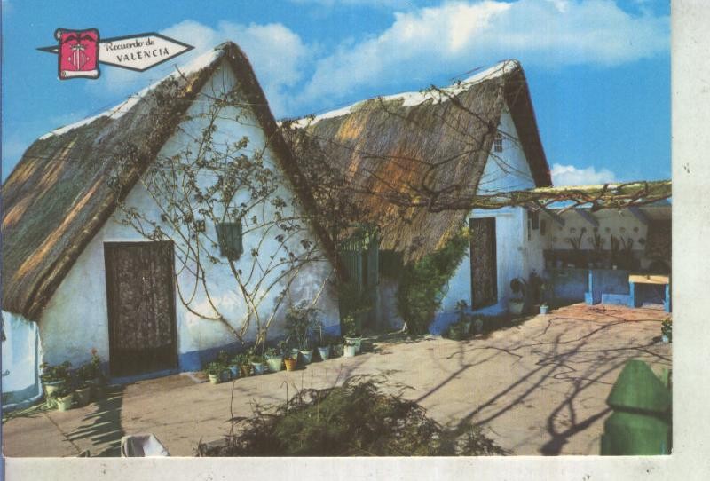 Postal 013633: Barracas tipicas de Valencia