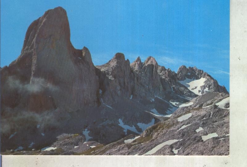 Postal 013645: Cara oeste del naranjo de Bulnes en los Picos de Europa, Asturias