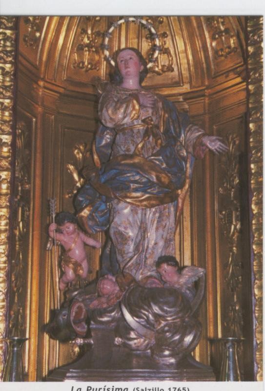 Postal 013706: Virgen La Purisima (Francisco Salzillo)