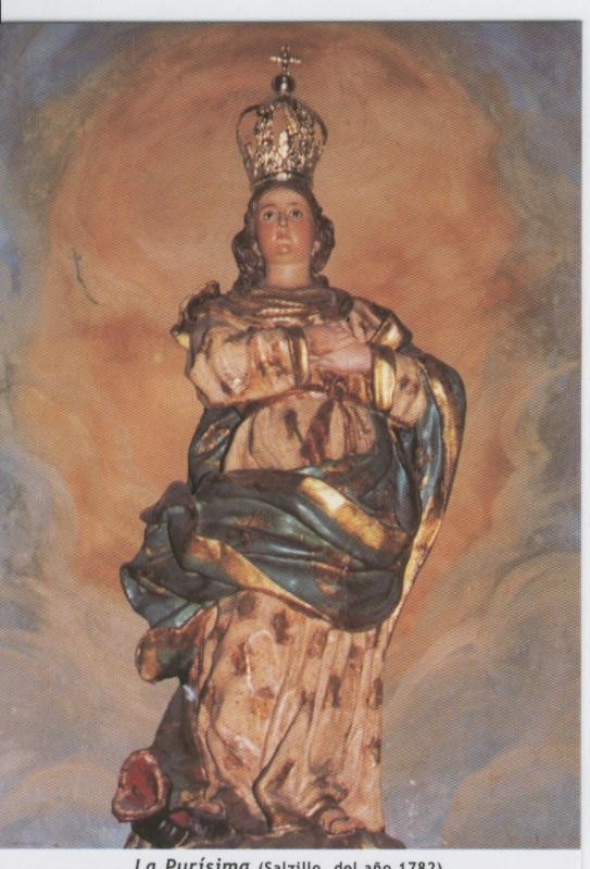 Postal 013707: Virgen La Purisima (Francisco Salzillo)