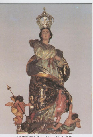 Postal 013712: Virgen La Purisima (Roque Lopez)