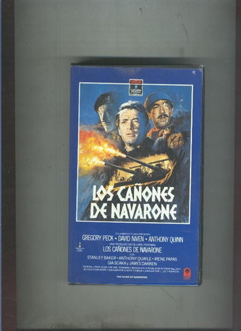 Video VHS: Los cañones de Navarone