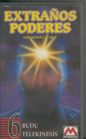 Video VHS: Extraños Poderes numero 6: Budu-Telekineses (Arthur C.Clarke)