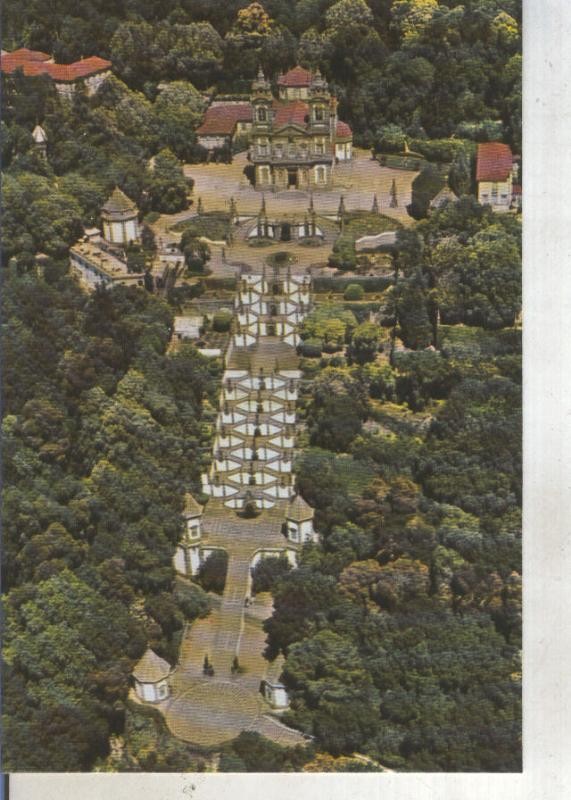 Postal 013783: Vista general del Bom Jesus - Braga, Portugal