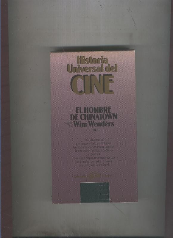 Video VHS: Historia Universal del Cine: El hombre de Chinatown