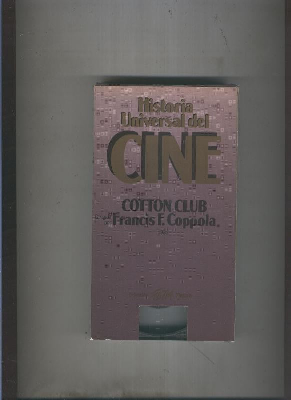 Video VHS: Historia Universal del Cine: Cotton Club