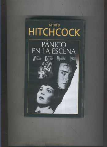 Video VHS: Alfred Hitchcock numero 26: Panico en la escena