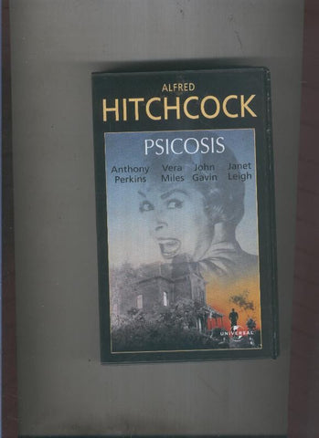 Video VHS: Alfred Hitchcock numero 01: Psicosis