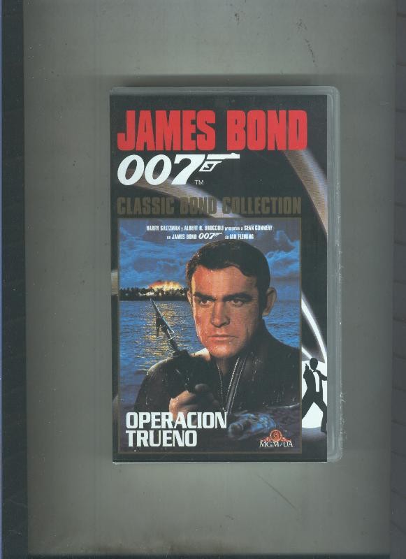 Video VHS: James Bond 007: Operacion trueno