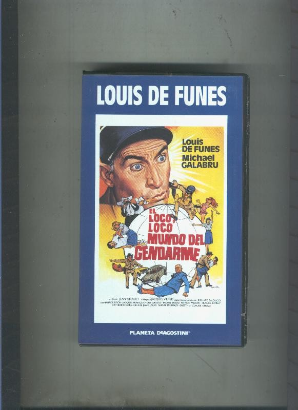 Video VHS: Louis de Funes numero 17: El loco, loco mundo del gendarme