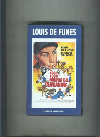 Video VHS: Louis de Funes numero 17: El loco, loco mundo del gendarme